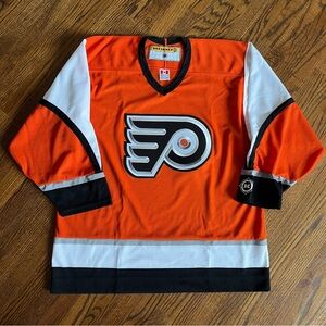Vintage Koho Philadelphia Flyers Orange Hockey Jersey with Logo